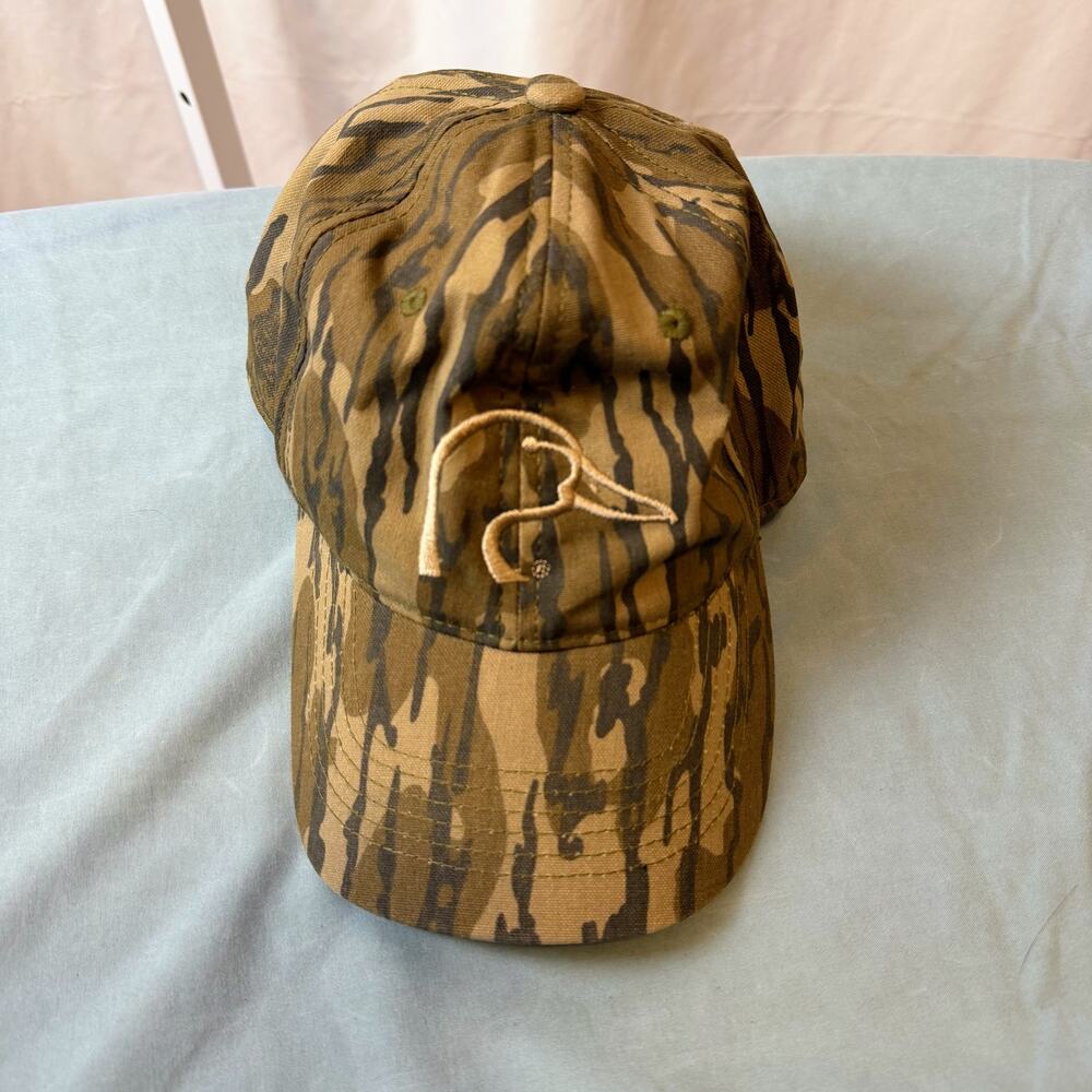 Ducks Unlimited Mossy Oak Camouflage Strapback Adjustable Hunting Cap‎ Dad Hat
